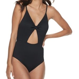 Cutout one piece swimsuit